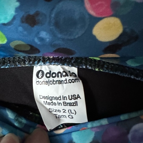 Dona Jo Love Skirted Capri, Elira print, Size L, NWT - Picture 8 of 9